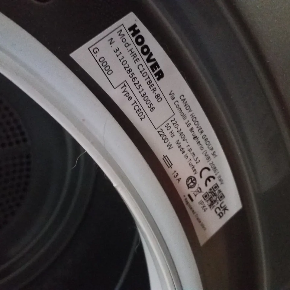HOOVER H-DRY 350 CONDENSER TUMBLE DRYER – 10 KG – GRAPHITE