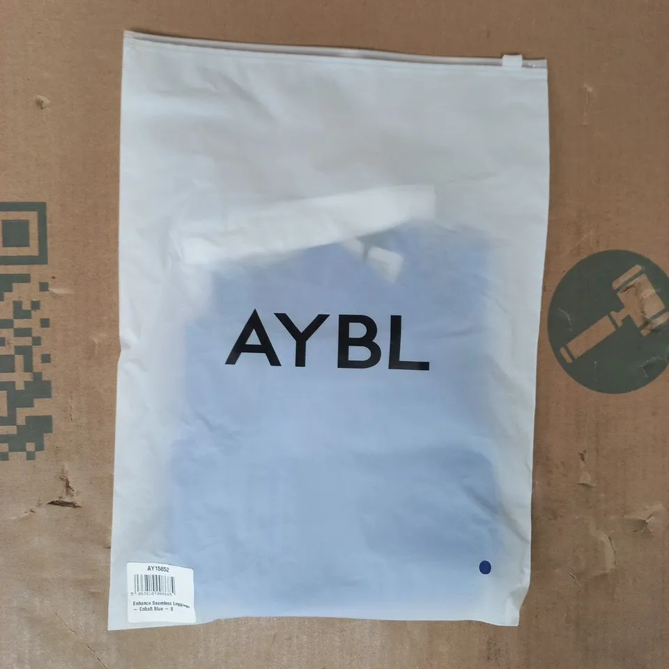 BAGGED AYBL ENHANCE SEAMLESS LEGGINGS IN COBALT BLUE SIZE SMALL