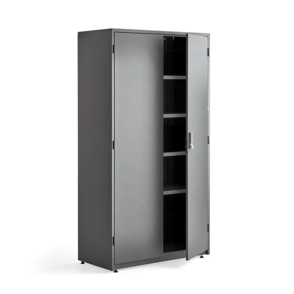 STORAGE CABINET SUPPLY CODE LOCK, 1900X1020X500 MM, DARK GREY