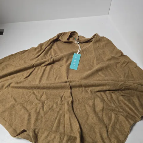 LA MAREY WOMEN'S KNIT WRAP/SHAWL β ONE SIZE, CAMEL