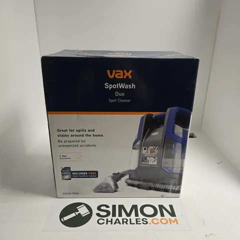 BOXED VAX SPOTWASH DUO SPOT CLEANER