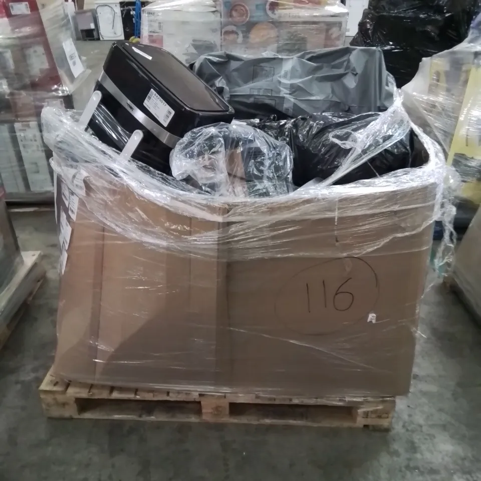 PALLET OF APPROXIMATELY 20 UNPROCESSED RAW RETURN HOUSEHOLD AND ELECTRICAL GOODS TO INCLUDE;