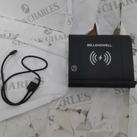 BOXED BELL & HOWELL 2IN1 WIRELESS CHARGING TOUCH SPEAKER