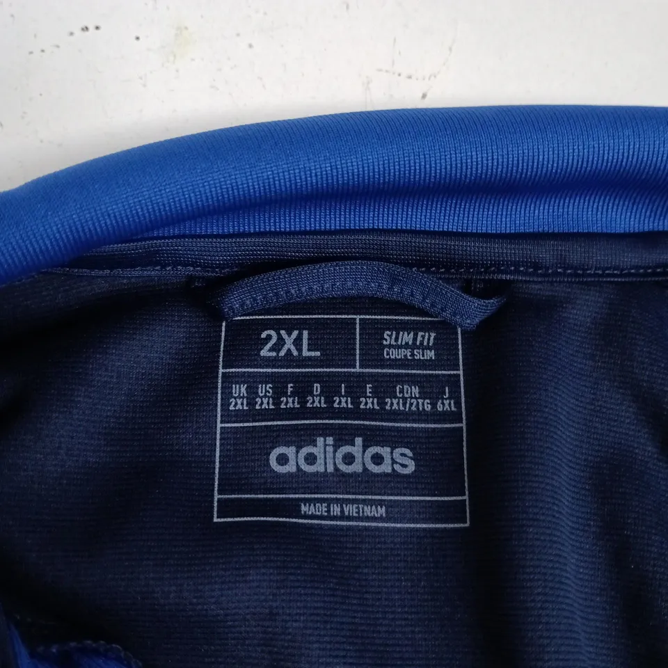ADIDAS SLIM FIT JACKET – NAVY, UK 2XL (MEN'S)