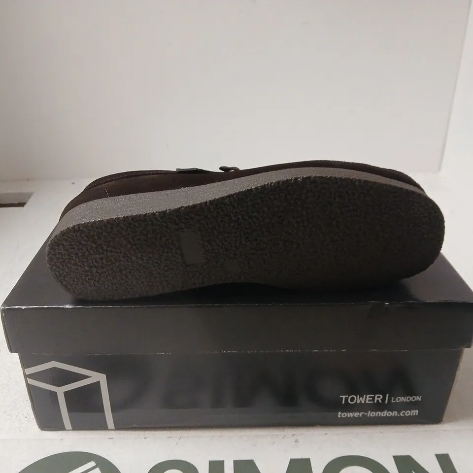 TOWER LONDON MENS APACHE SUEDE BROWN SIZE 42