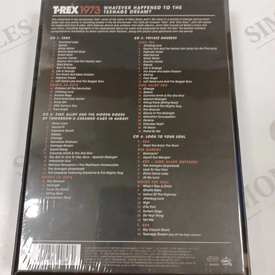 T.REX "Whatever Happened to the Teenage Dream?" BOX SET SEALED