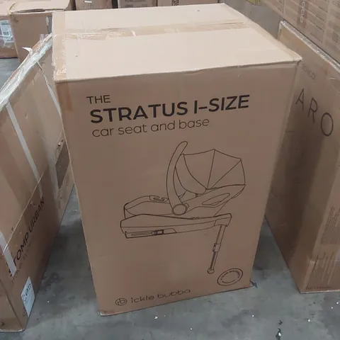 BOXED ICKLE BUBBA THE STRATUS I-SIZE CAR SEAT AND BASE