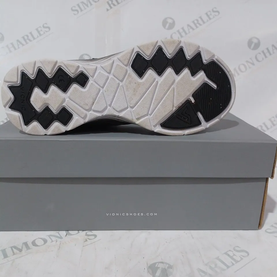 BOXED VIONIC 335 MILES TRAINERS IN GREY SIZE 5