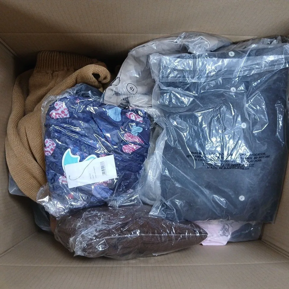 APPROXIMATELY 20 ASSORTED CLOTHING AND FASHION PRODUCTS IN VARIOUS STYLES AND SIZES - COLLECTION ONLY