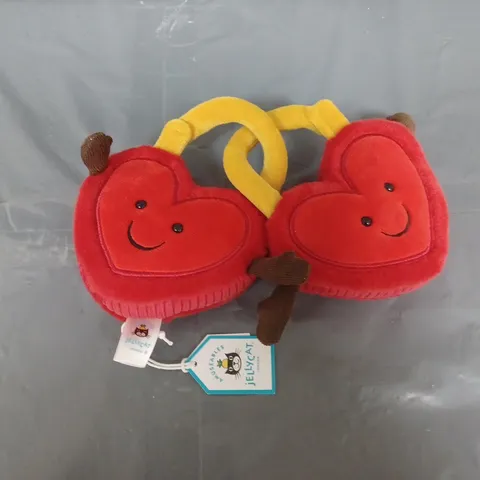 JELLYCAT - WE ARE VAL & TINA LOVE LOCKS
