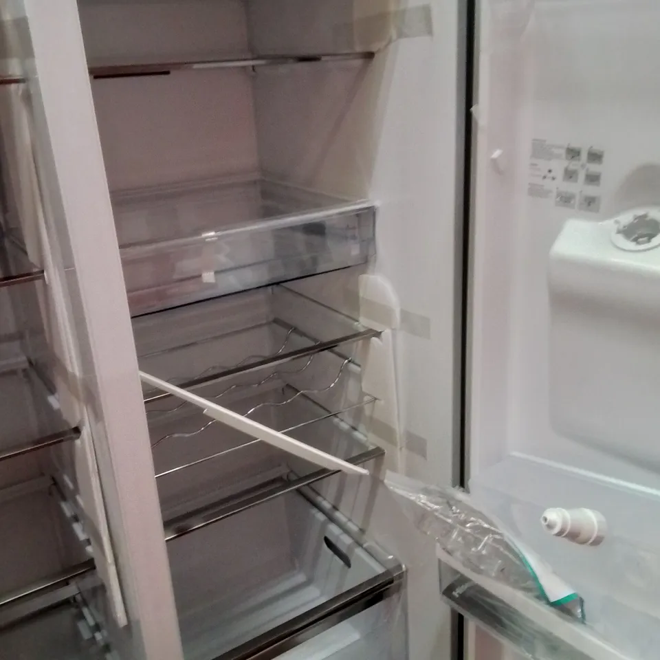 HISENSE RS741N4WBE NON-PLUMBED TOTAL NO FROST AMERICAN FRIDGE FREEZER - BLACK - E RATED