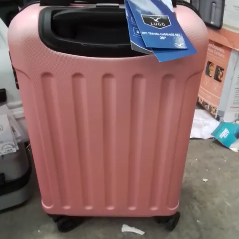 LUGG TRAVEL SUITCASE ROSE GOLD