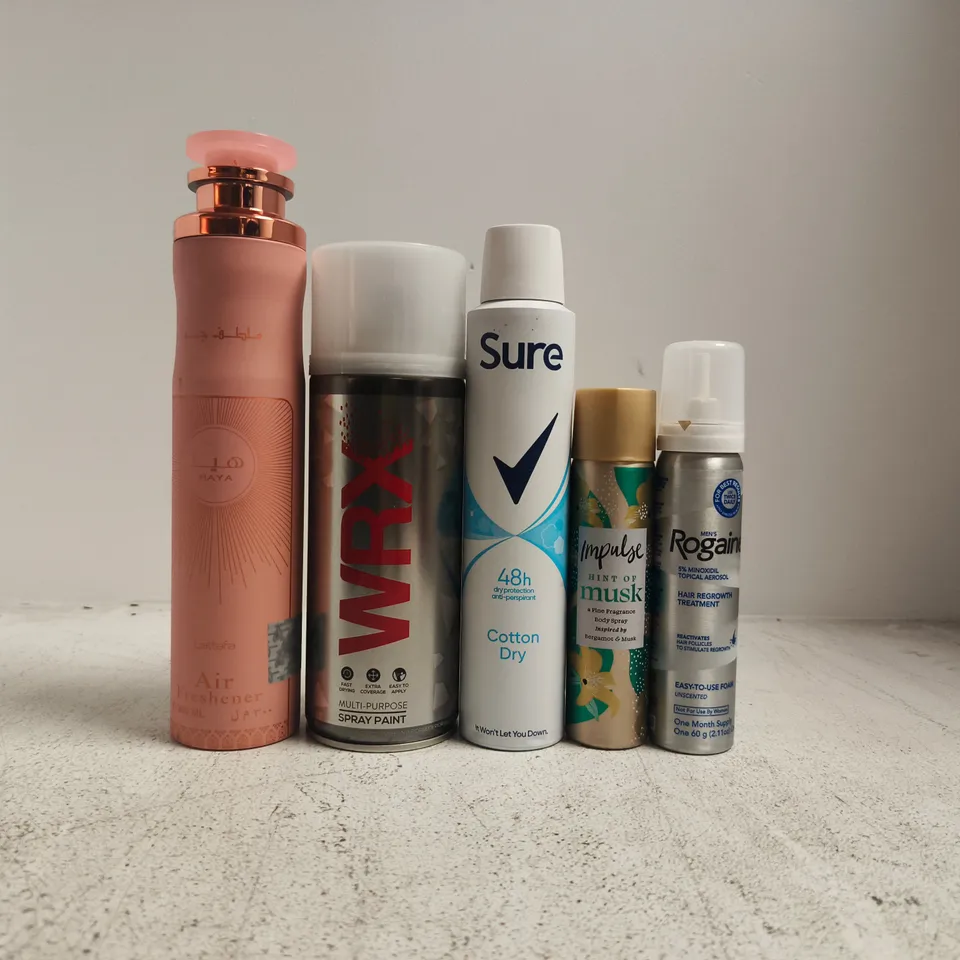 APPROXIMATELY 12 ASSORTED AEROSOL PRODUCTS - COLLECTION ONLY