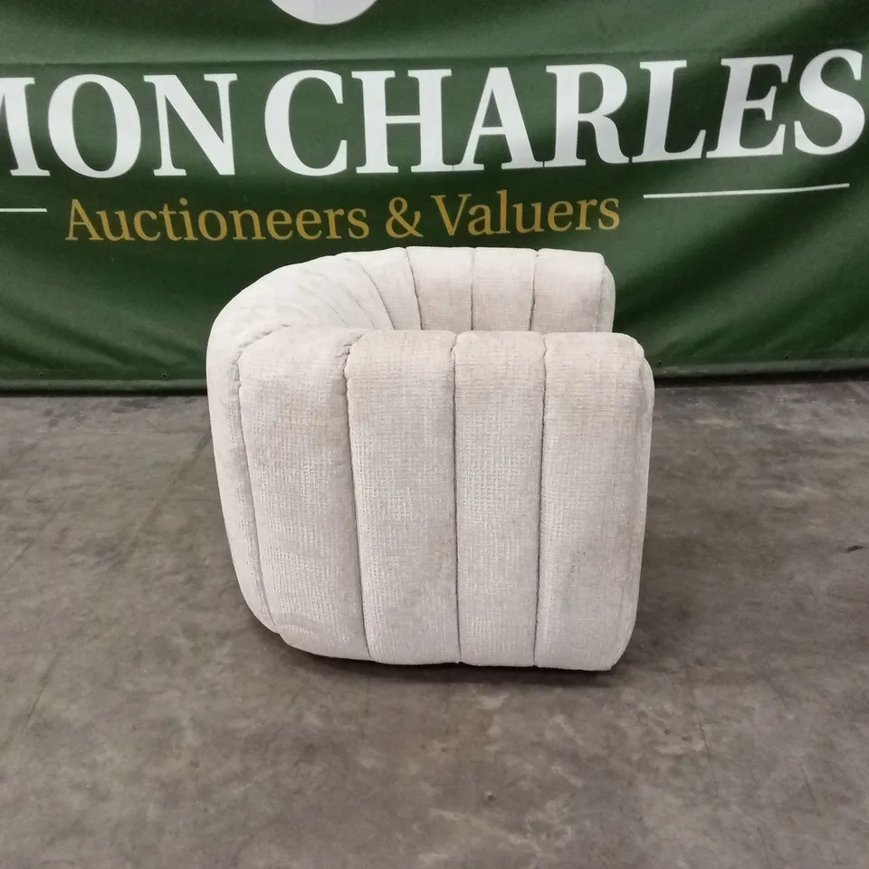 QUALITY DESIGNER FABRIC 360° SWIVEL ARMCHAIR