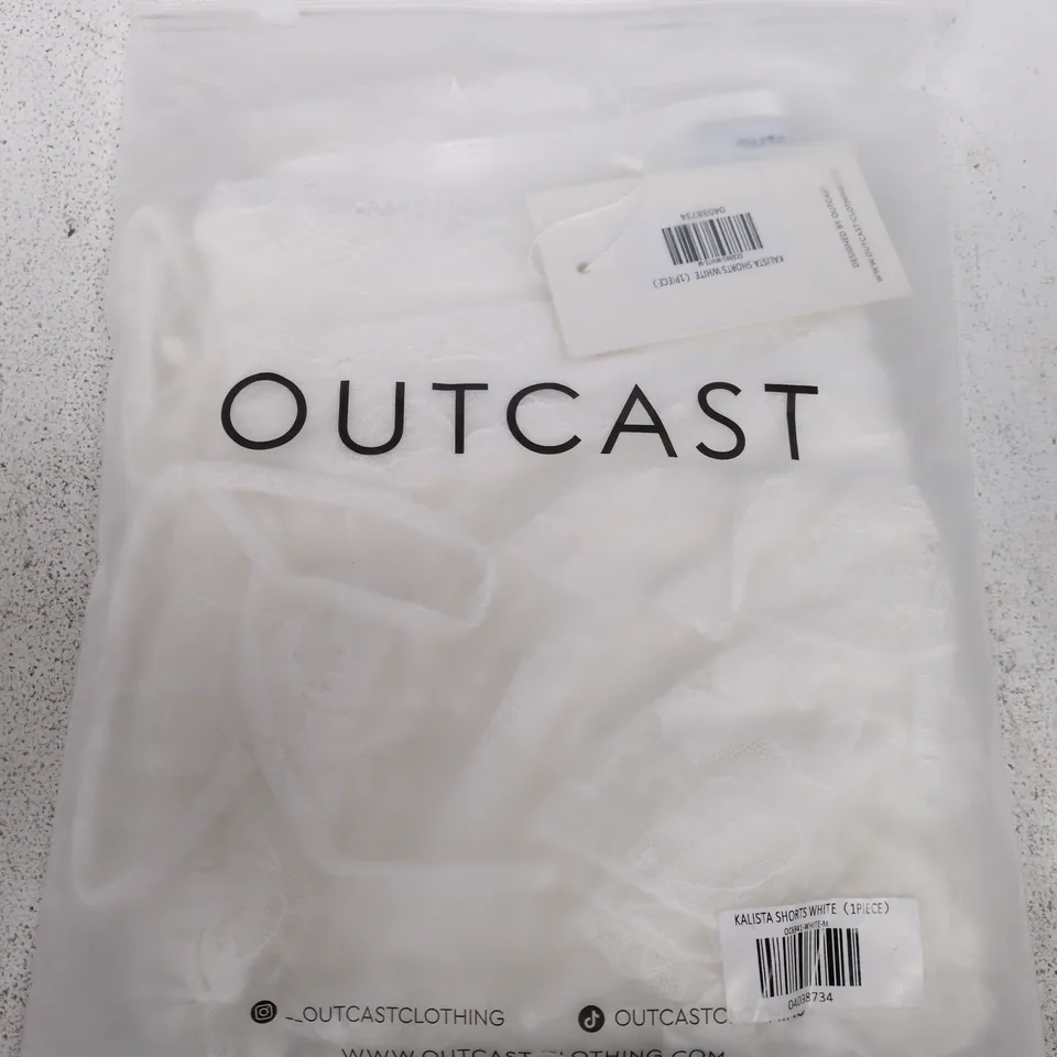 KALISTA SHORTS WHITE – 1 PIECE (OUTCAST PACKAGING)