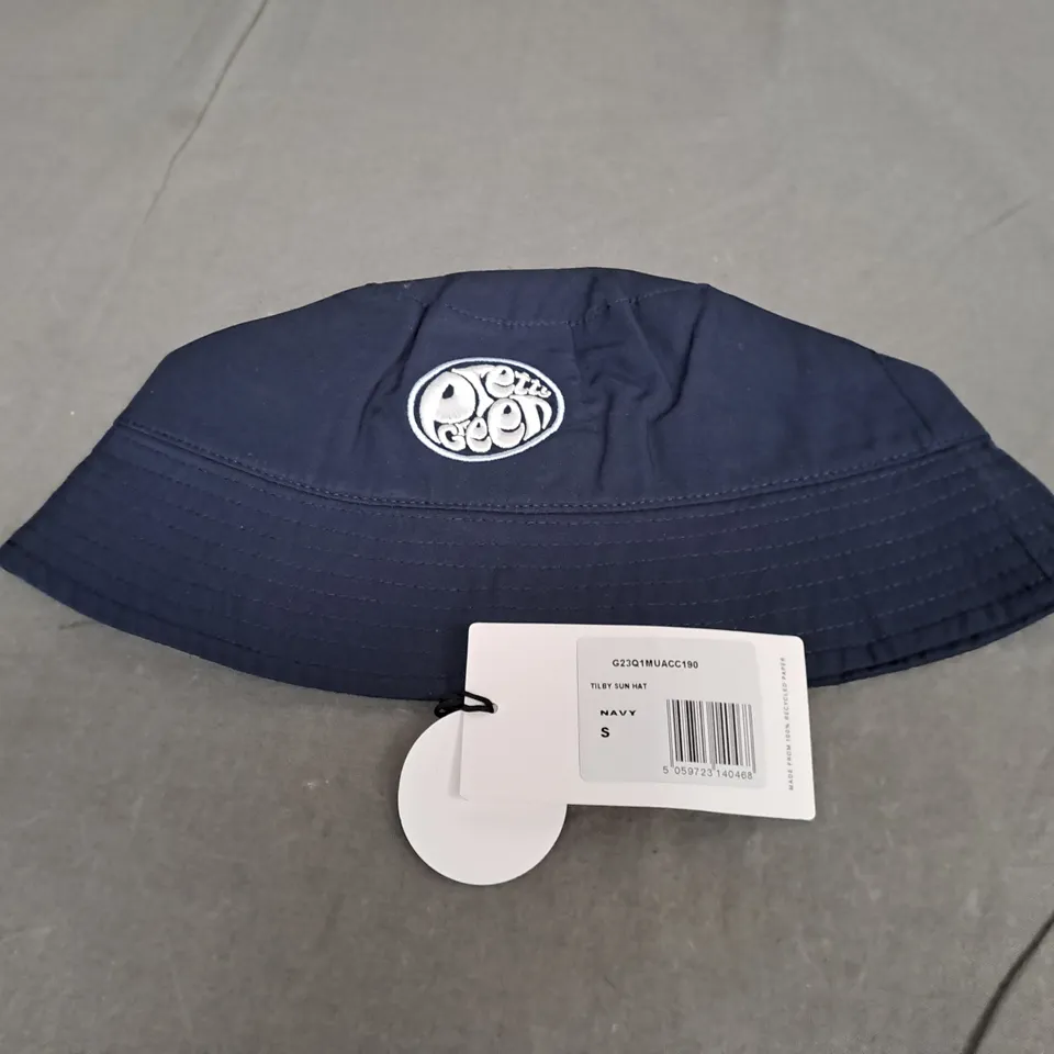 PRETTY GREEN TILBY SUN HAT SMALL NAVY 