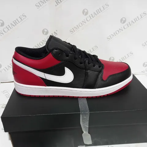 BOXED AIR JORDAN 1 LOW RED & BLACK - UK SIZE 11