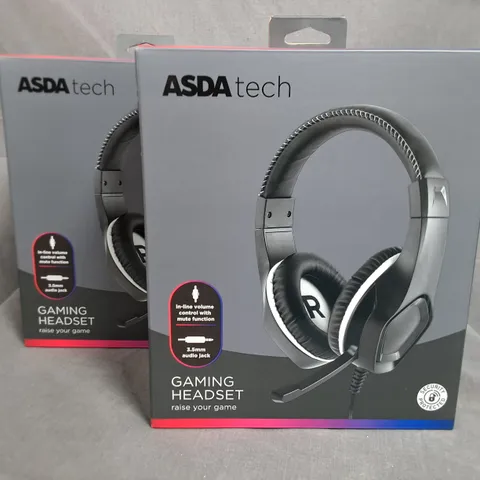 PALLET CONTAINING 50 4-PACKS OF BRAND NEW GAMING HEADSETS