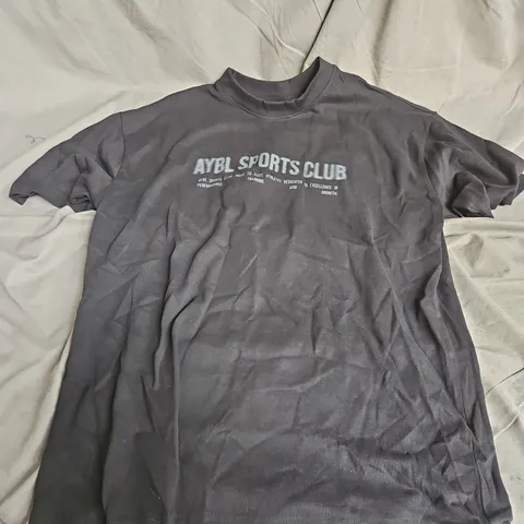 AYBL SPORTS CLUB DOT OVERSIZED TSHIRT IN BLACK SIZE M