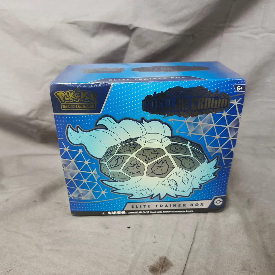 SEALED POKÉMON TRADING CARD GAME ELITE TRAINER BOX – STELLAR CROWN (SCARLET & VIOLET)