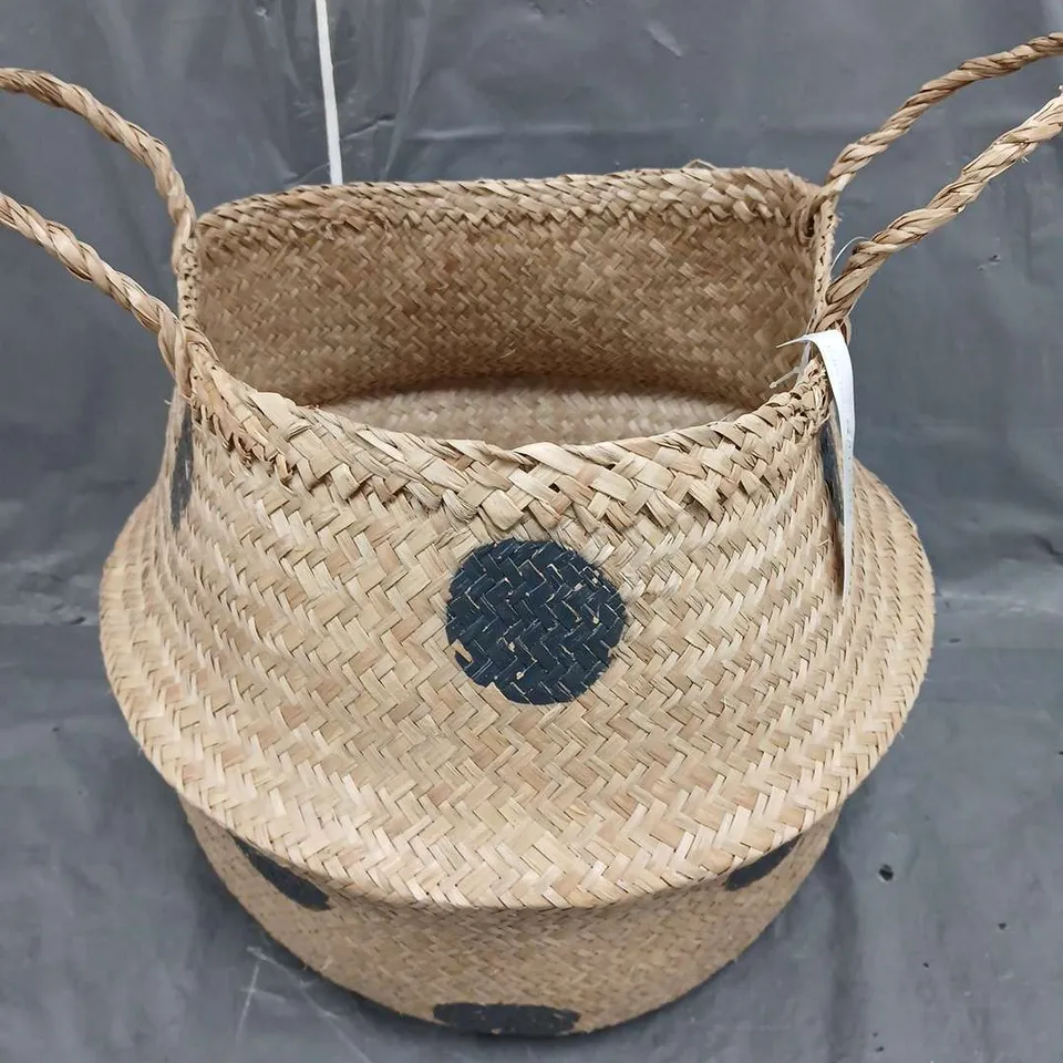 RETREAT DOT BASKET IN BROWN