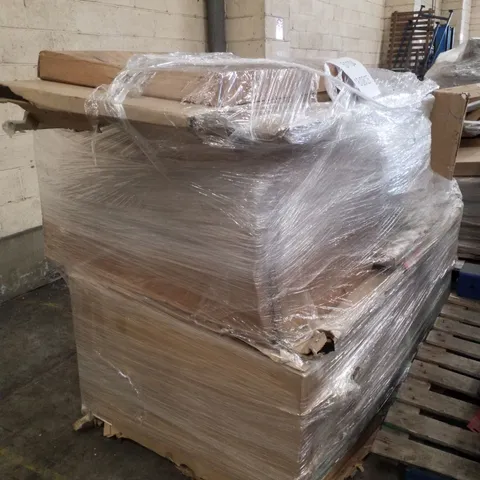 PALLET CONTAINING ASSORTED RETURN OFFICE/WAREHOUSE PRODUCTS 