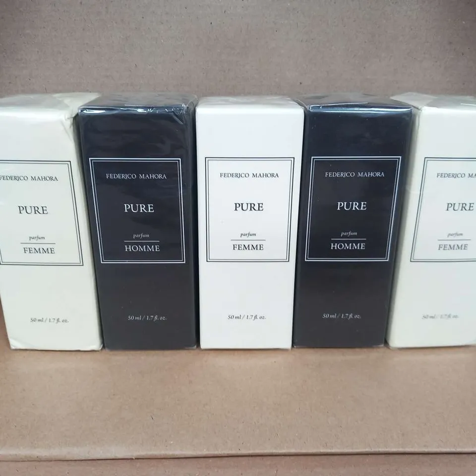 NINE ASSORTED FEDERICO MAHORA 50ML FRAGRANCES