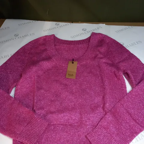 HUSH SCOOP BACK SPARKLE JUMPER SIZE S