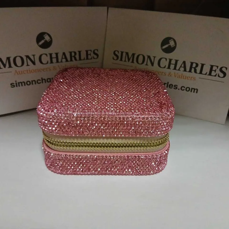 DIAMONIQUE SET OF 2 STUD EARRINGS WITH SPARKLE CASE STERLING SILVER 