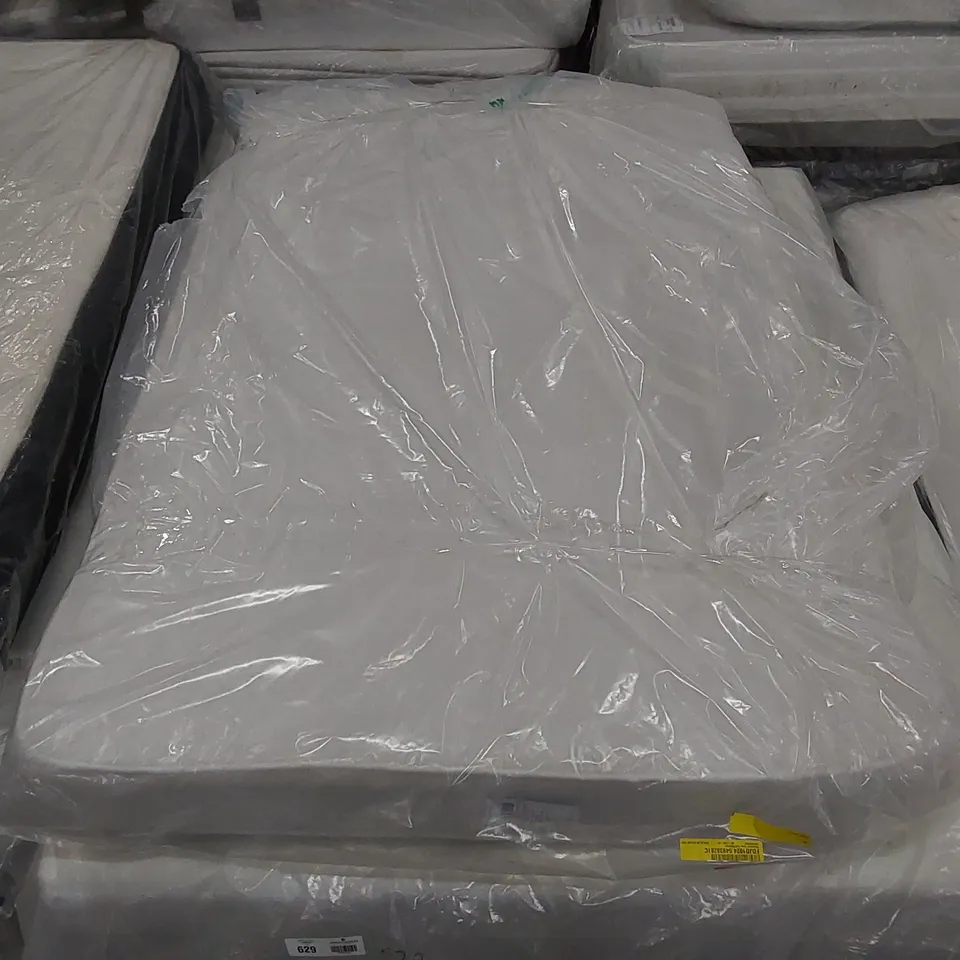 QUALITY BAGGED ROSEBERRY OPEN COIL SMALL DOUBLE 4FT MATTRESS