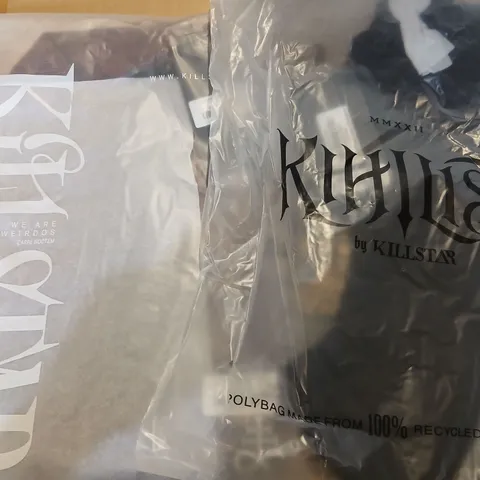 APPROXIMATELY 66 BRAND NEW KILLSTAR CLOTHING ITEMS TO INCLUDE; STRANGE VANITY TROUSERS AND LILITHS GARDEN SHIRT