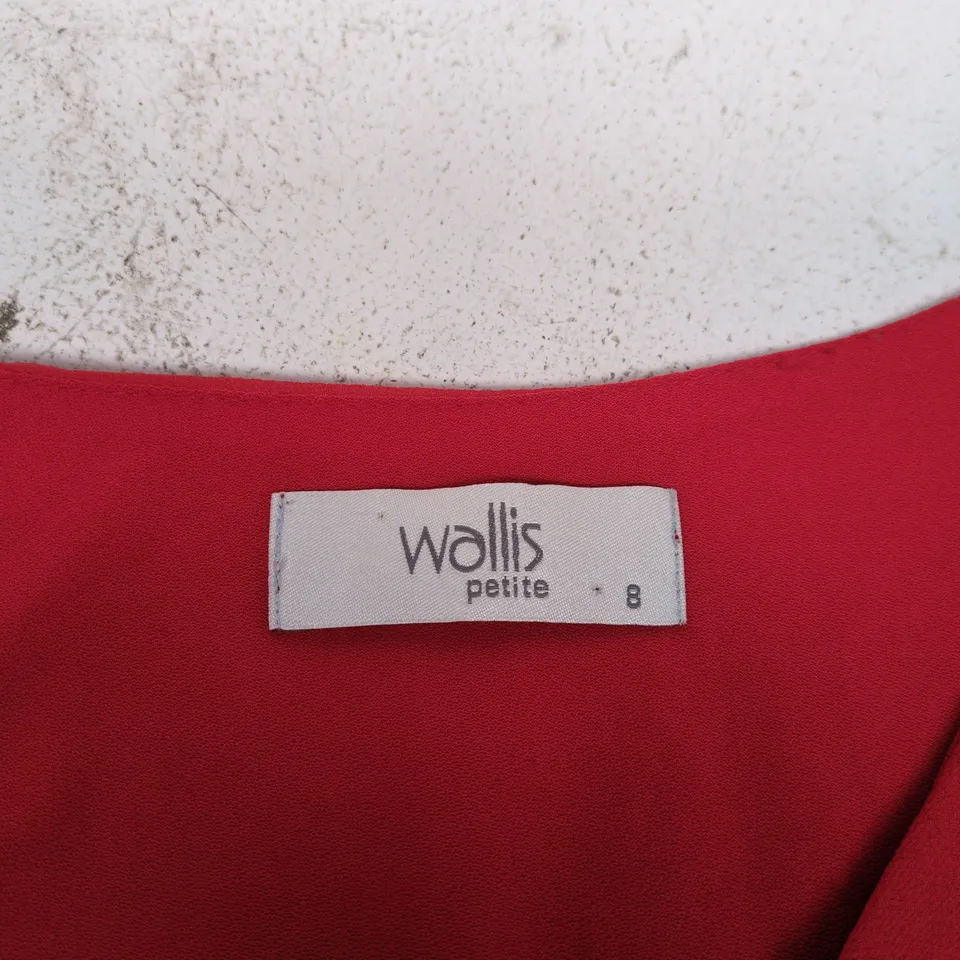 WALLIS PETITE RED DRESS – UK 8