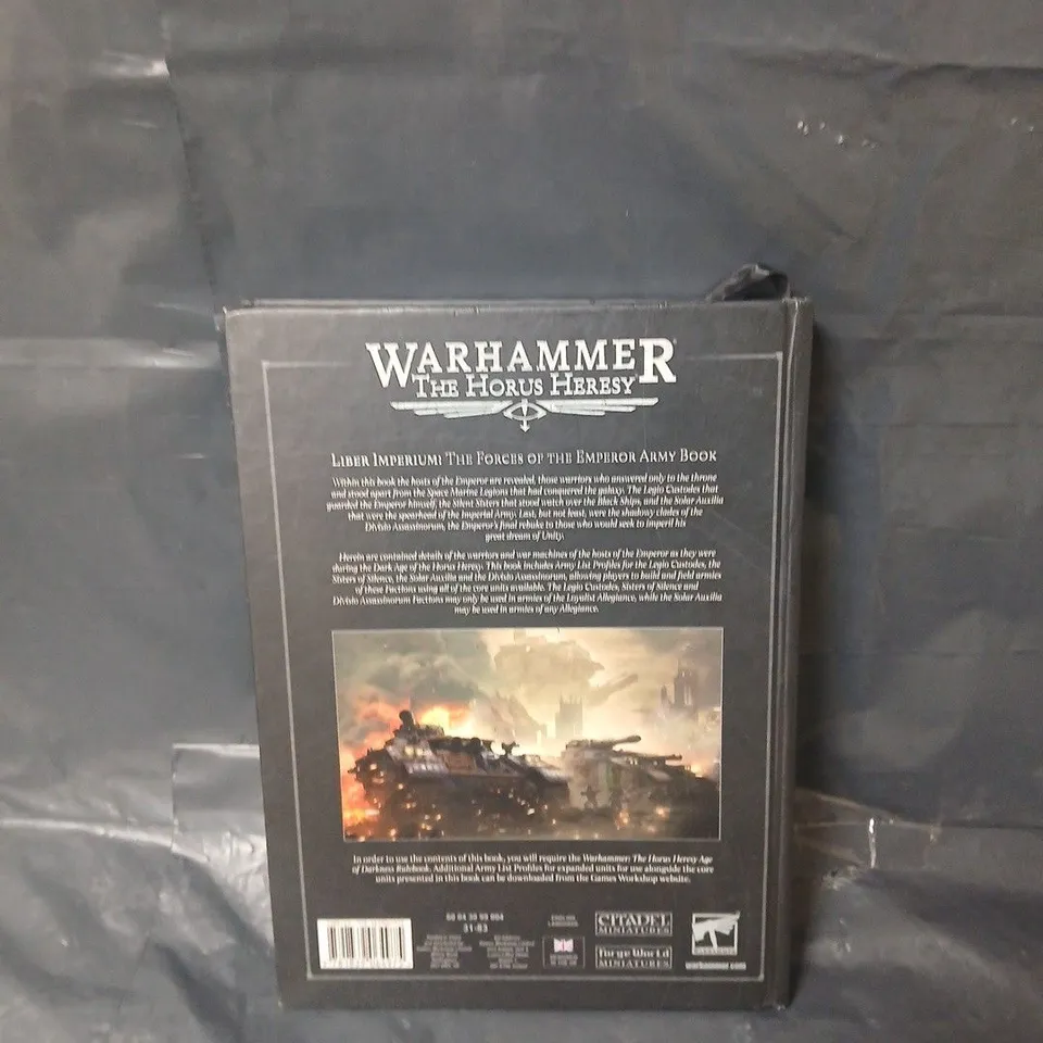 WARHAMMER AGE OF DARKNESS: LIBER IMPERIUM HARDBACK