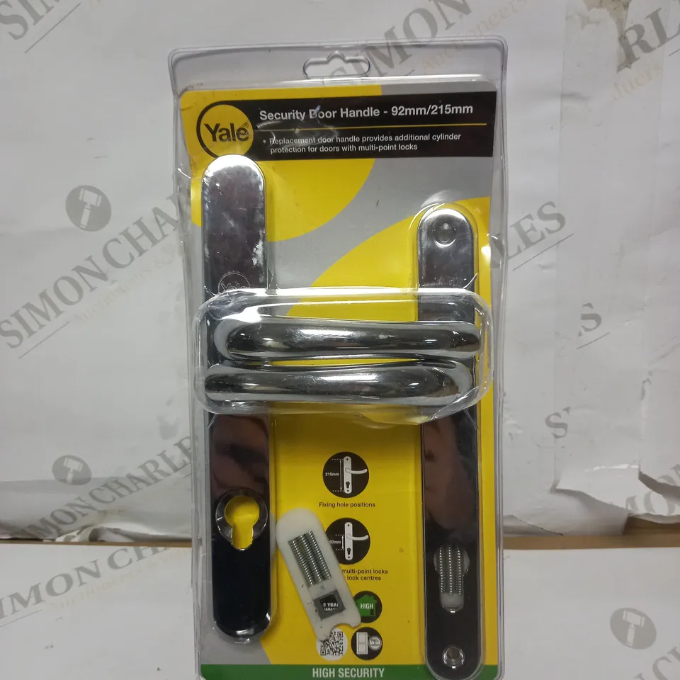 YALE P-YSHMK3LL-PC MK3 SECURITY DOOR HANDLE