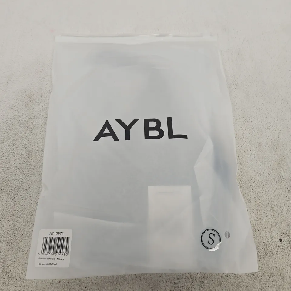 BAGGED AYBL NAVY SPORTS BRA - WOMEN'S, UK SIZE S