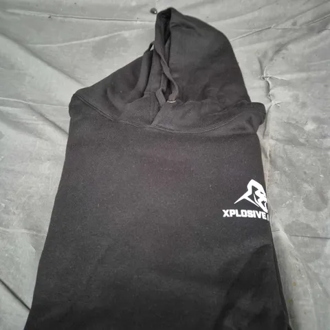 XPLOSIVE APE HOODED TOP BLACK SIZE 2XL