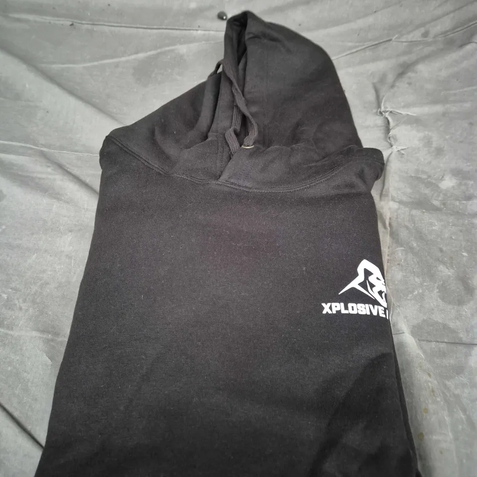 XPLOSIVE APE HOODED TOP BLACK SIZE 2XL
