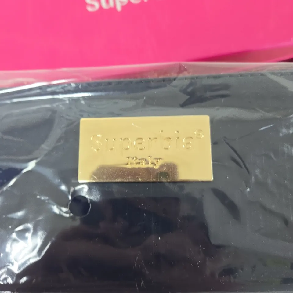 SUPERBIA ITALY LEATHER WALLET – NAVY, BOXED