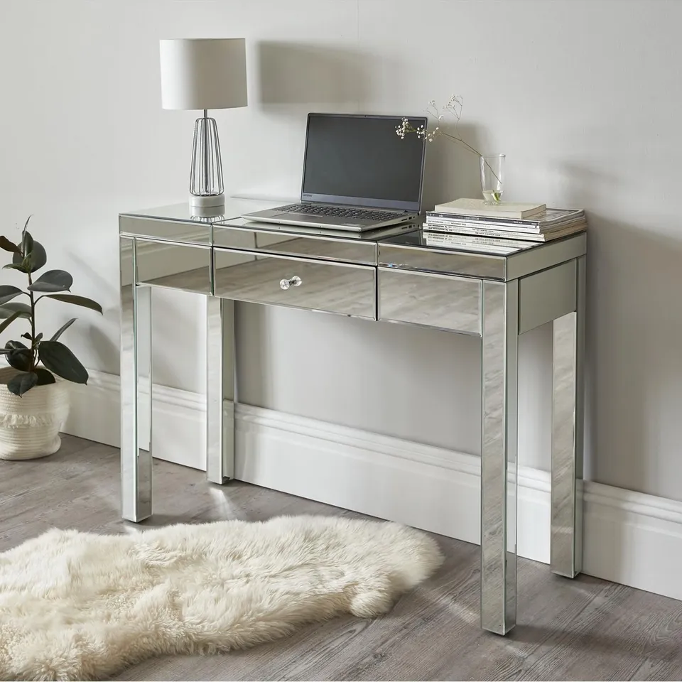 BOXED GRADE 1 PARISIAN MIRRORED DRESSING TABLE (1 BOX) - COLLECTION ONLY RRP £289