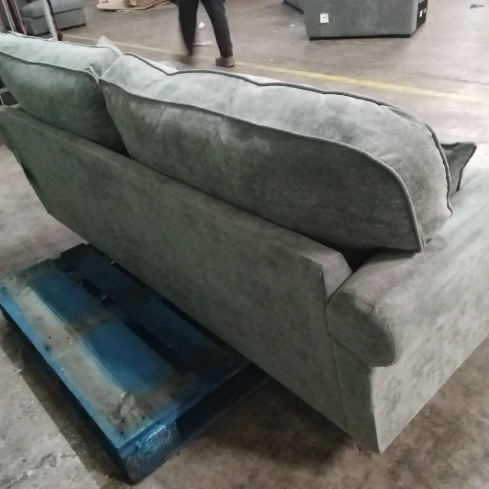 WILLIAM FABRIC 3 SEATER SOFA - SILVER RRP £1299