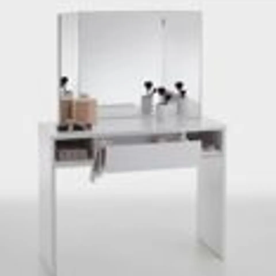 BRAND NEW BOXED DRESSING TABLE GLOSSY WHITE