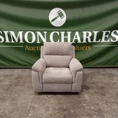 QUALITY DESIGNER ITALIAN MADE FABRIC UPHOLSTERED ARMCHAIR