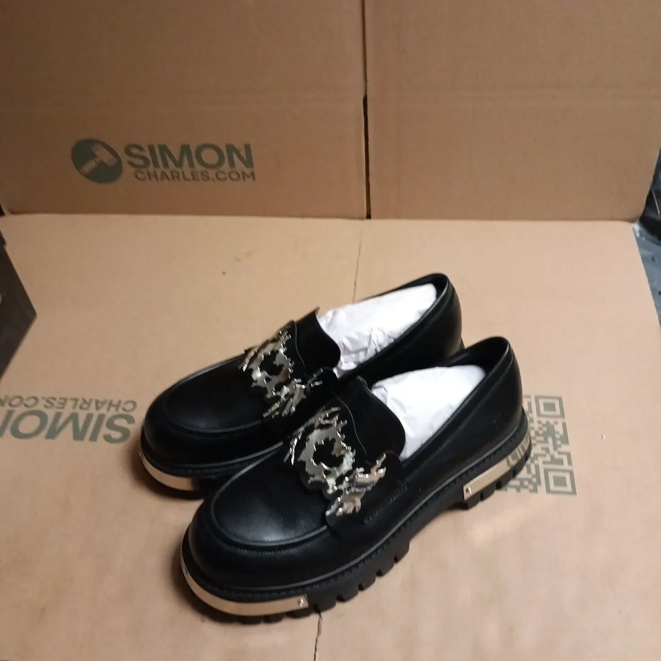 KOI METAL MEN'S LOAFERS – BLACK, UK9