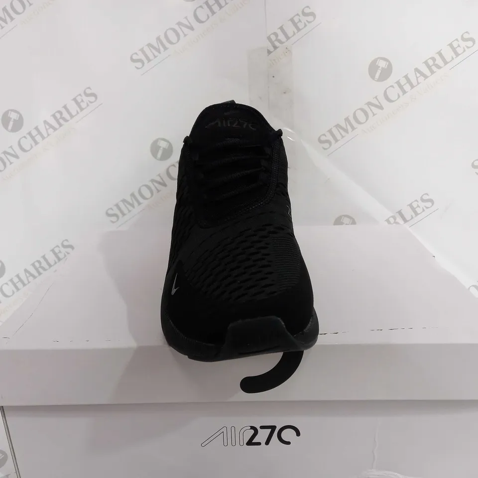 BOXED NIKE AIR MAX WOMENS 270'S IN BLACK- UK 8 