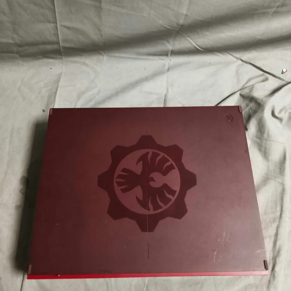 XBOX ONE S SPECIAL EDITION CONSOLE - RED (GEARS OF WAR INSIGNIA)