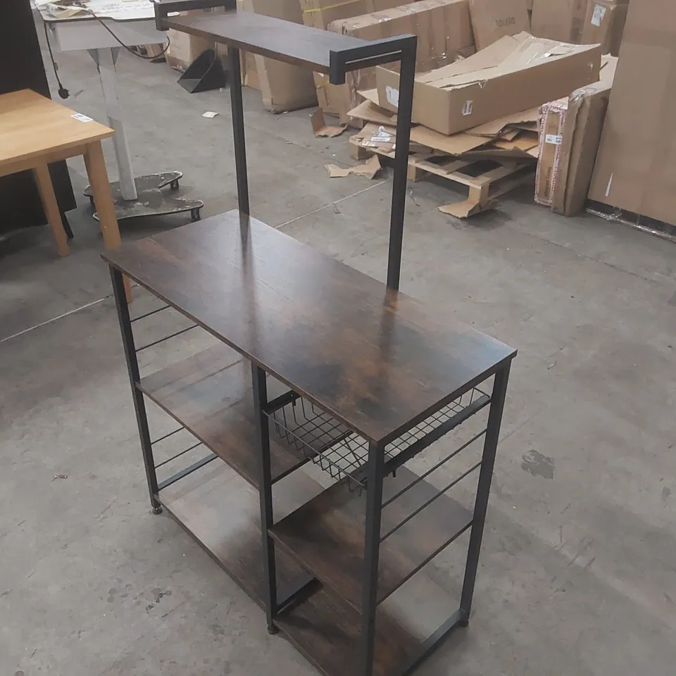 DIMAS 90CM W KITCHEN ISLAND FINISH: RUSTIC WALNUT