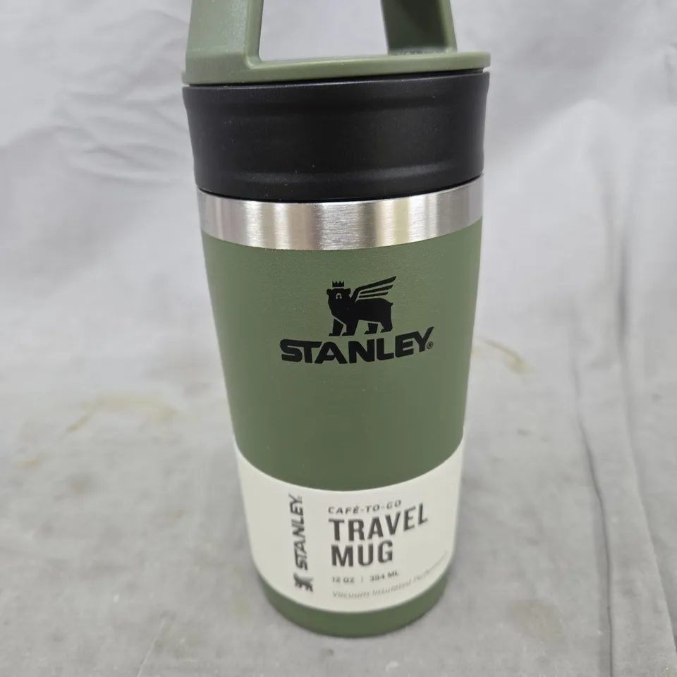 STANLEY TRAVEL MUG – OLIVE GREEN, 12 OZ (354 ML), VACUUM INSULATED