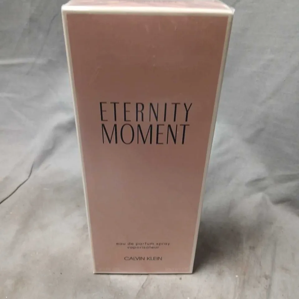 BOXED AND SEALED CALVIN KLEIN ETERNITY MOMENT EAU DE PARFUM 100ML