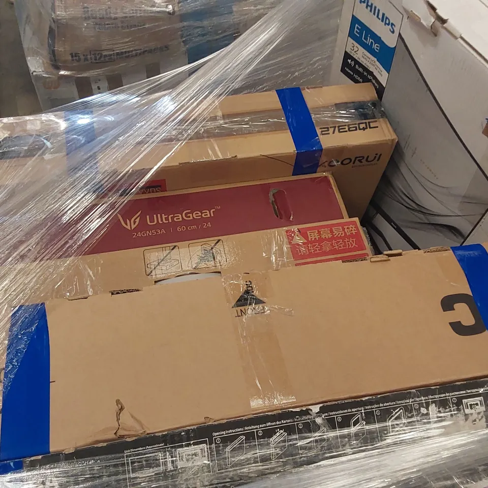 PALLET OF APPROXIMATELY 12 ASSORTED MONITORS TO INCLUDE