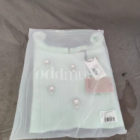 ODDMUSE LONDON THE ULTIMATE MUSE CRYSTAL CORSET – MINT, UK SIZE M